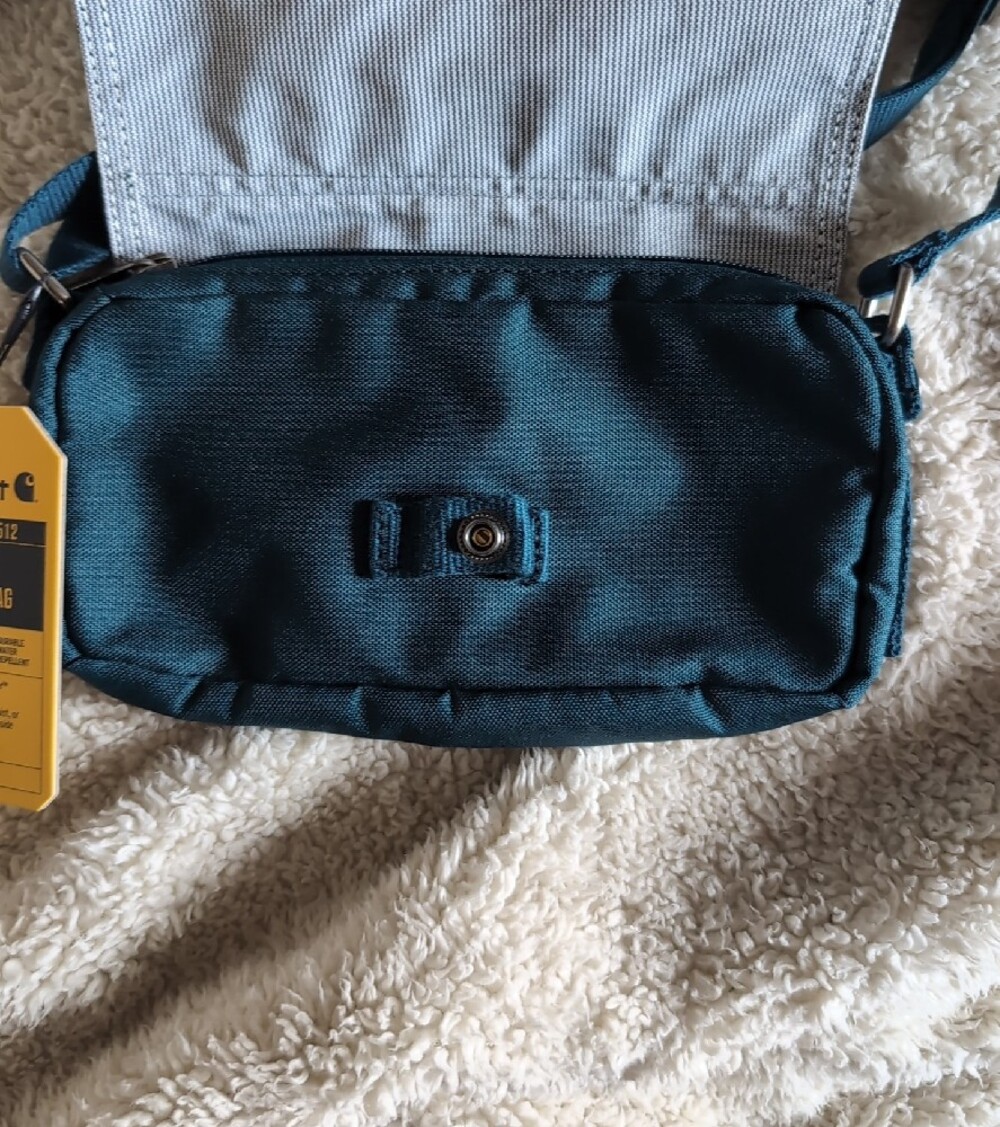 Carhartt Dark Teal Crossbody Horizontal Bag - Picture 5 of 10
